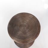 Two Vintage TomTom Stools in Rattan