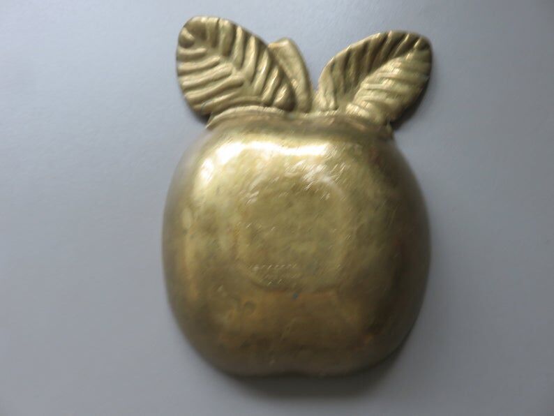 Brass "apple" ashtray 60 70 years