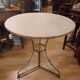 Large bistro pedestal table, 70 cm in diameter, circa 1900.