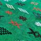 Berber green kilim rug