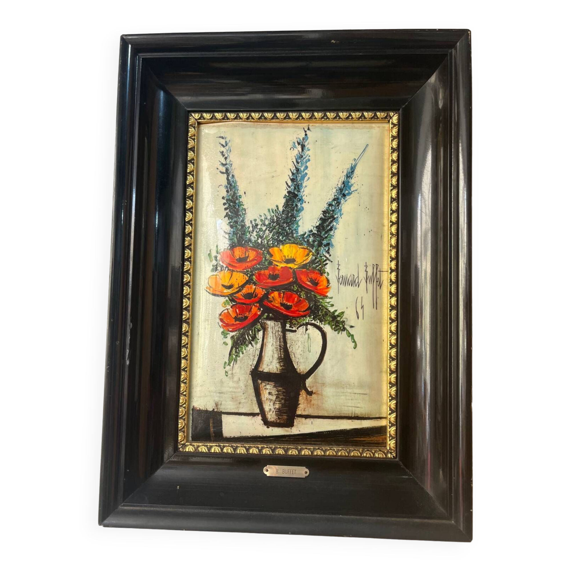 Poppies in a jug painting
