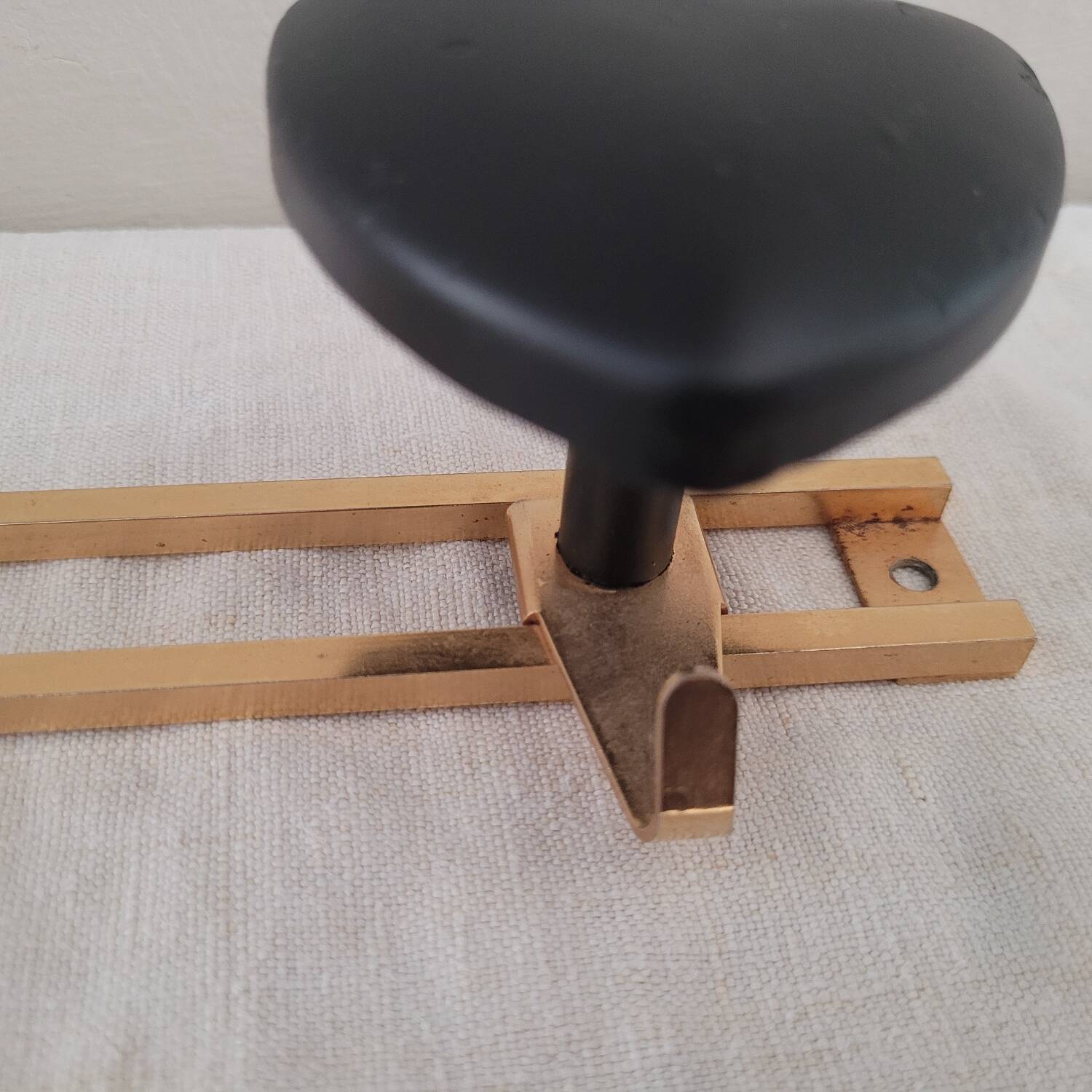 Vintage Style Atomic Design Coat Rack 3 Hooks – Circa 1955