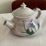 Vallauris teapot with thistle motif