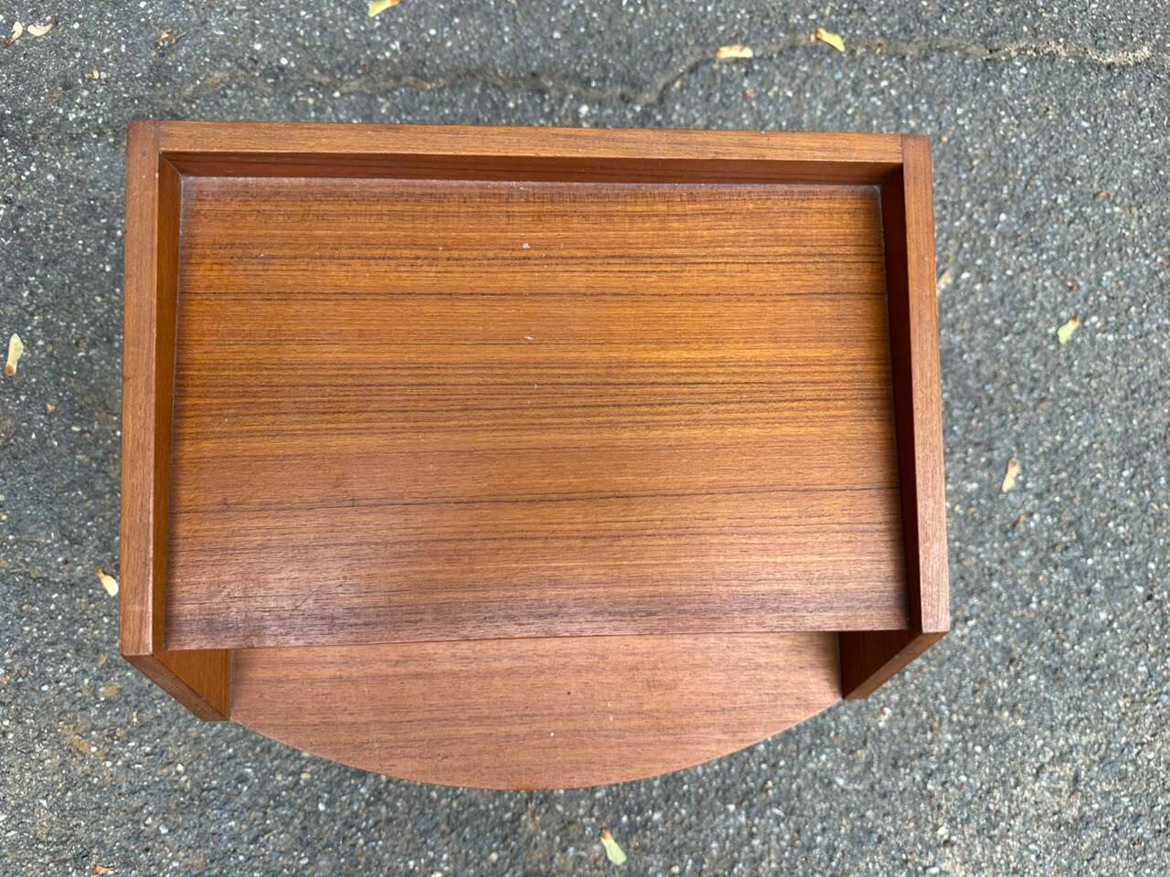 Mid-Century Scandinavian bedside table in teak 1960
