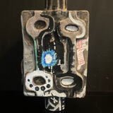 Brutalist ceramic sculpture by the artist Olisch.