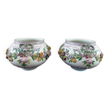 Pair of earthenware planters