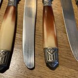 12 aArt deco knives
