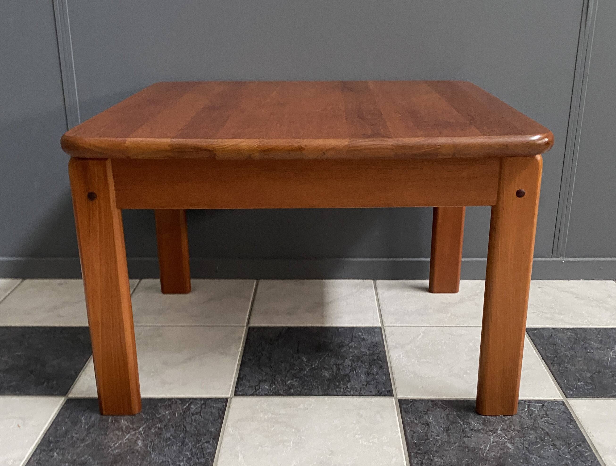 Solid Teak coffee table by S. Burchardt Nielsen 1960s