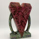 MAJOLIQUE WASMUËL - Art Deco vase in faience signed numbered - 1930s