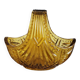 Amber glass basket