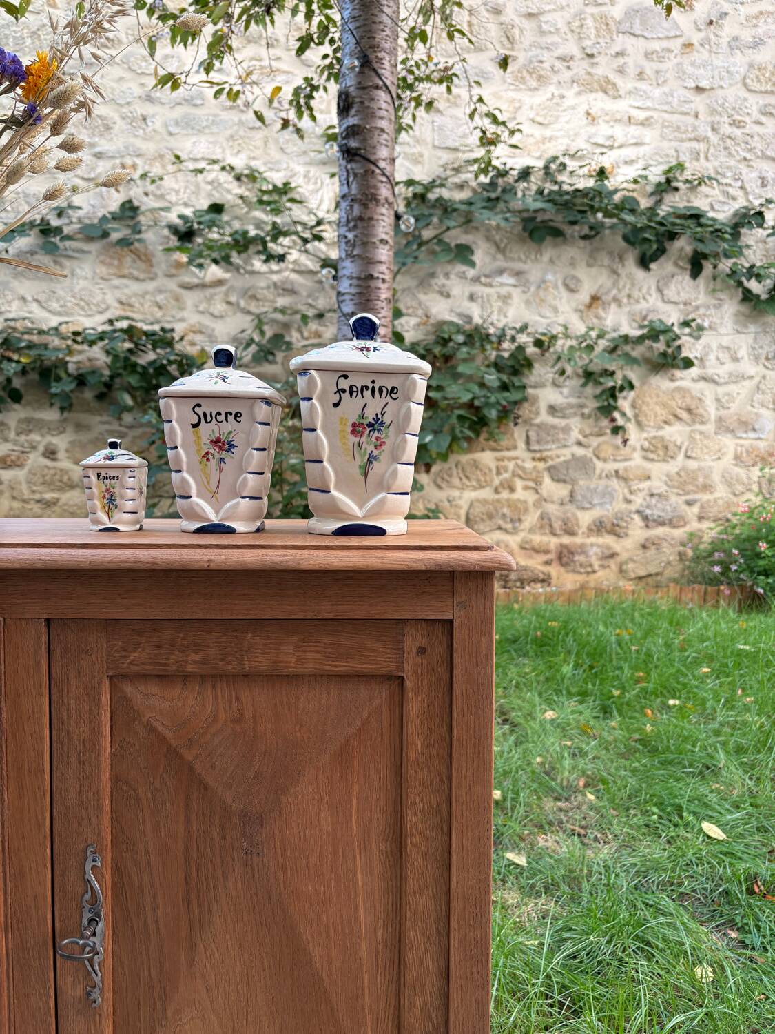 Small solid wood sideboard