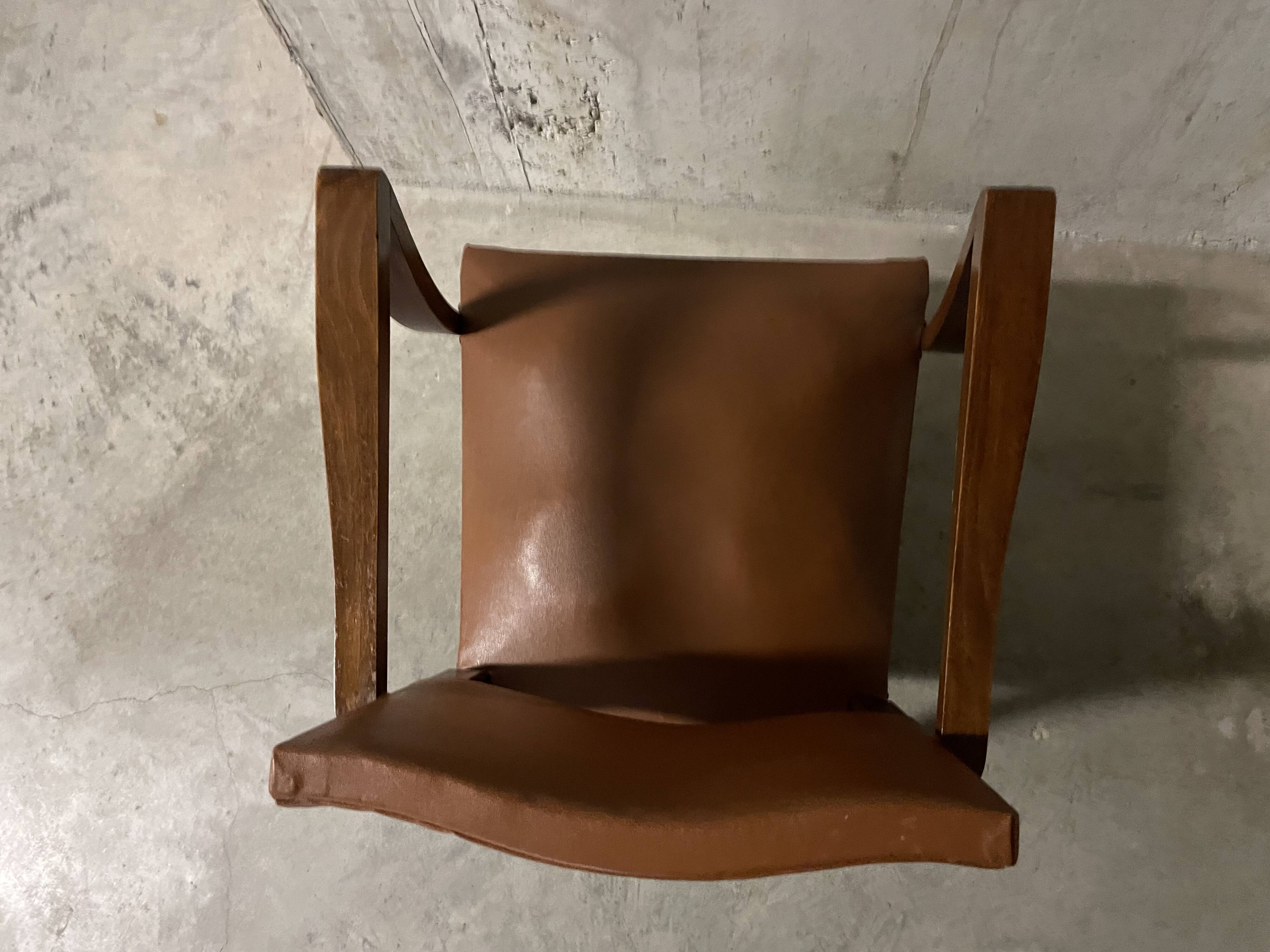 1950s bridge armchair