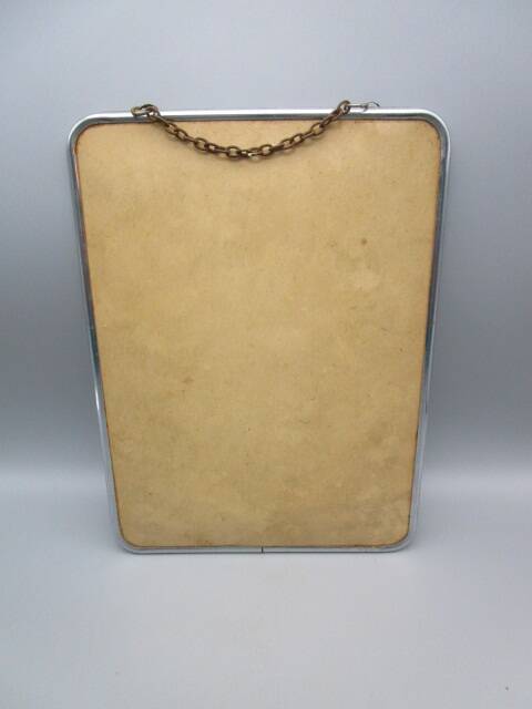 Antique barber's mirror
