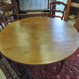 Former round oak table