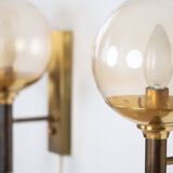 Pair of 2 wall lamps by Svend Mejlstrom, 1960s