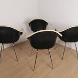 Charles Eames DAX armchairs set for Herman Miller