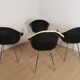Ensemble de fauteuils DAX de Charles Eames pour Herman Miller