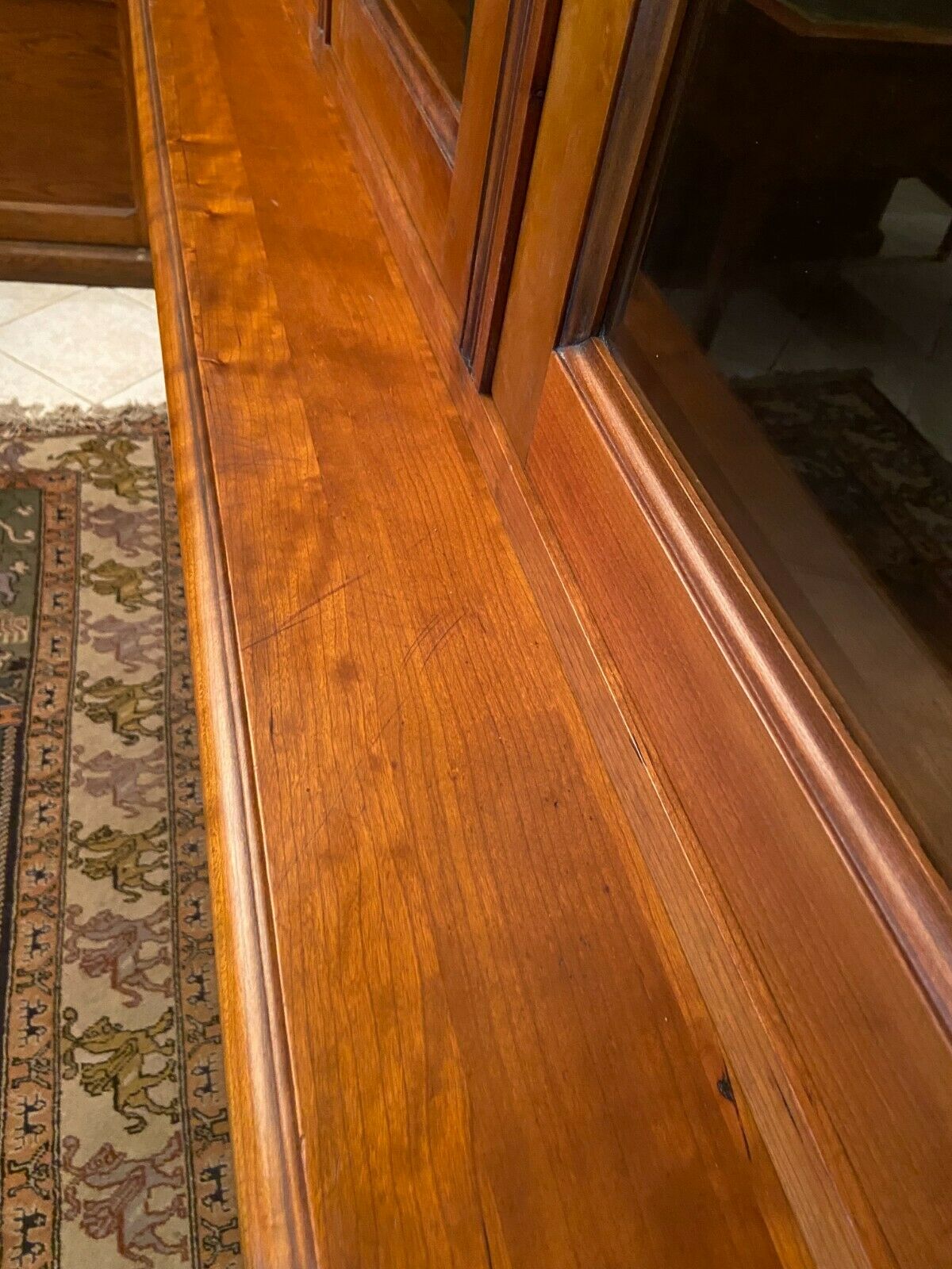 Library 2 bodies in solid blond cherry style Directoire