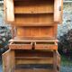 Vintage Parisian buffet with 2 bodies in white poplar wood