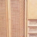 Rattan cabinet cabinet
