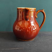 Cruche vintage en majolique française