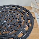 Decotec black glazed cast iron trifle