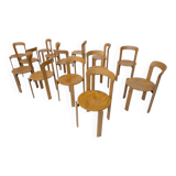 20 Bruno Rey Dining Chairs, 1970s