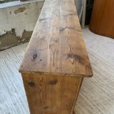 Row of pine loom furniture