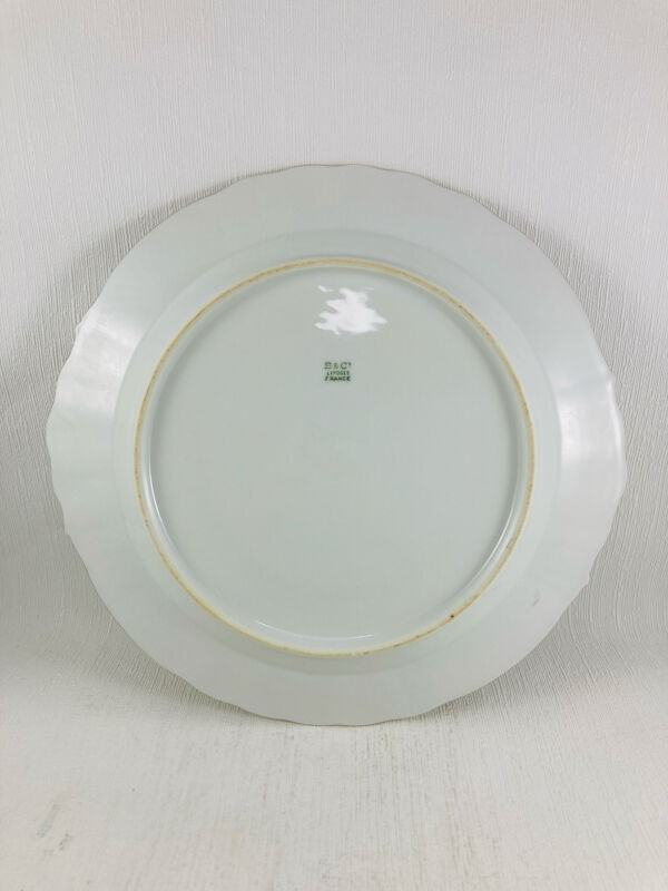 Plat à Gâteaux Rond Bernardaud B&C Service Malmaison (1924) Limoges