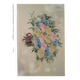 Children's room chest of drawers. Floral pattern by artist Sylvie Karle Marquet.