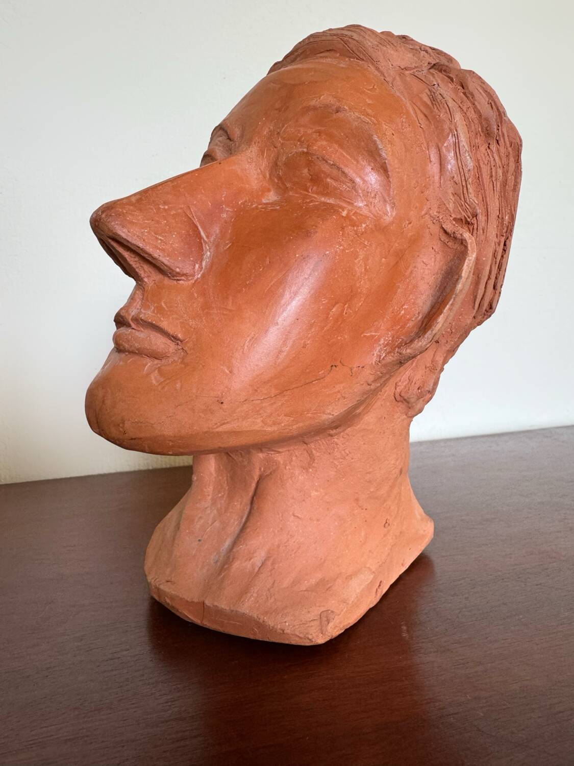 Terracotta head sculptures - 2 pieces