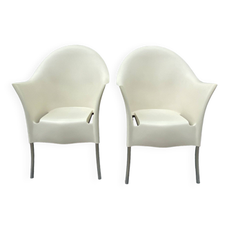 Pair of Lord Yo armchairs by Starck