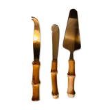 Set of bamboo cutlery