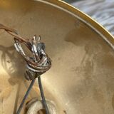 Vintage Murano pendant lamp, swirled glass