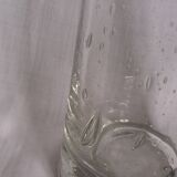 Bubble glass cylinder vase