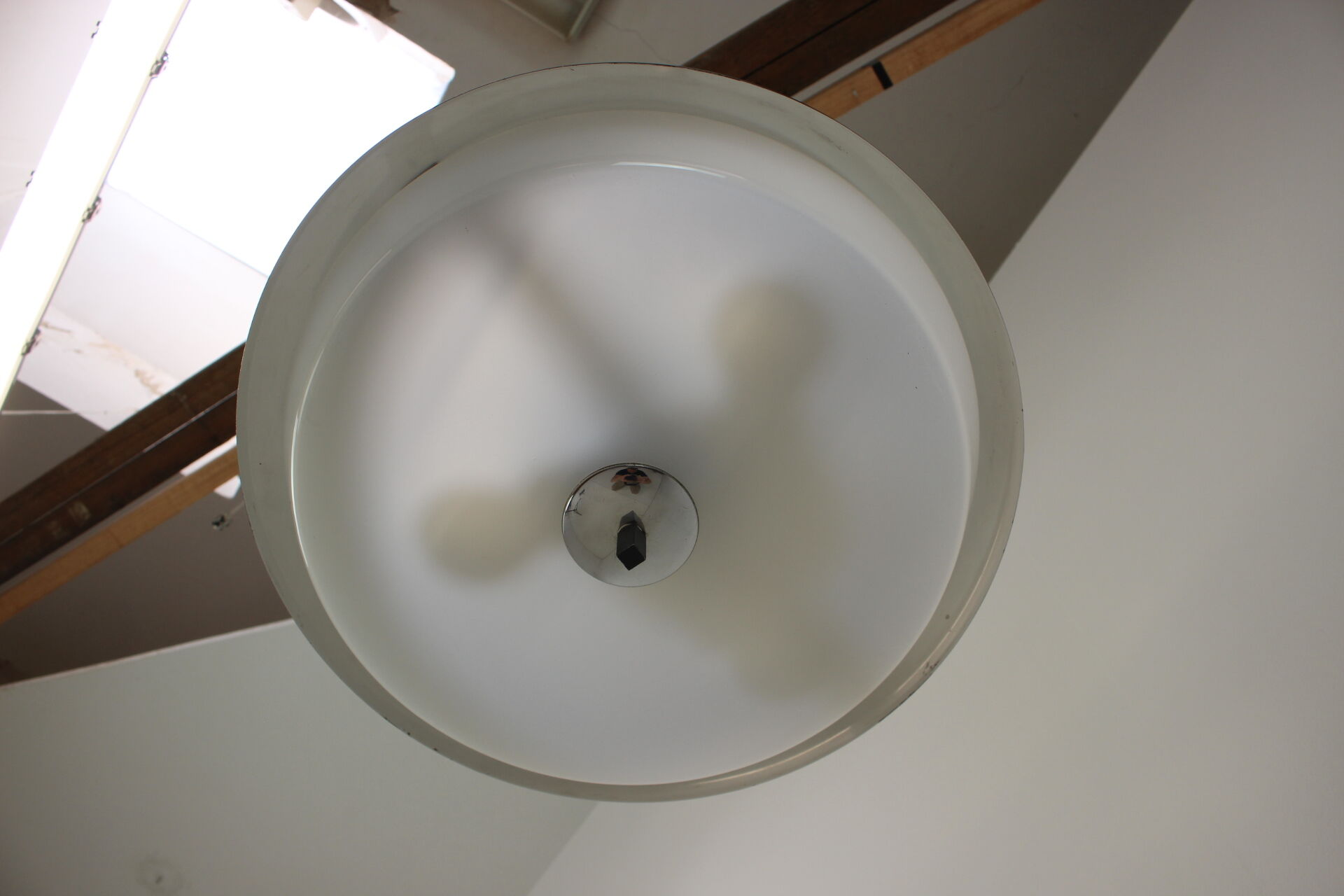 Midcentury space age ufo pendant by drupol, 1970s