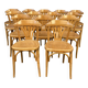 12 chaises bistrot vintage
