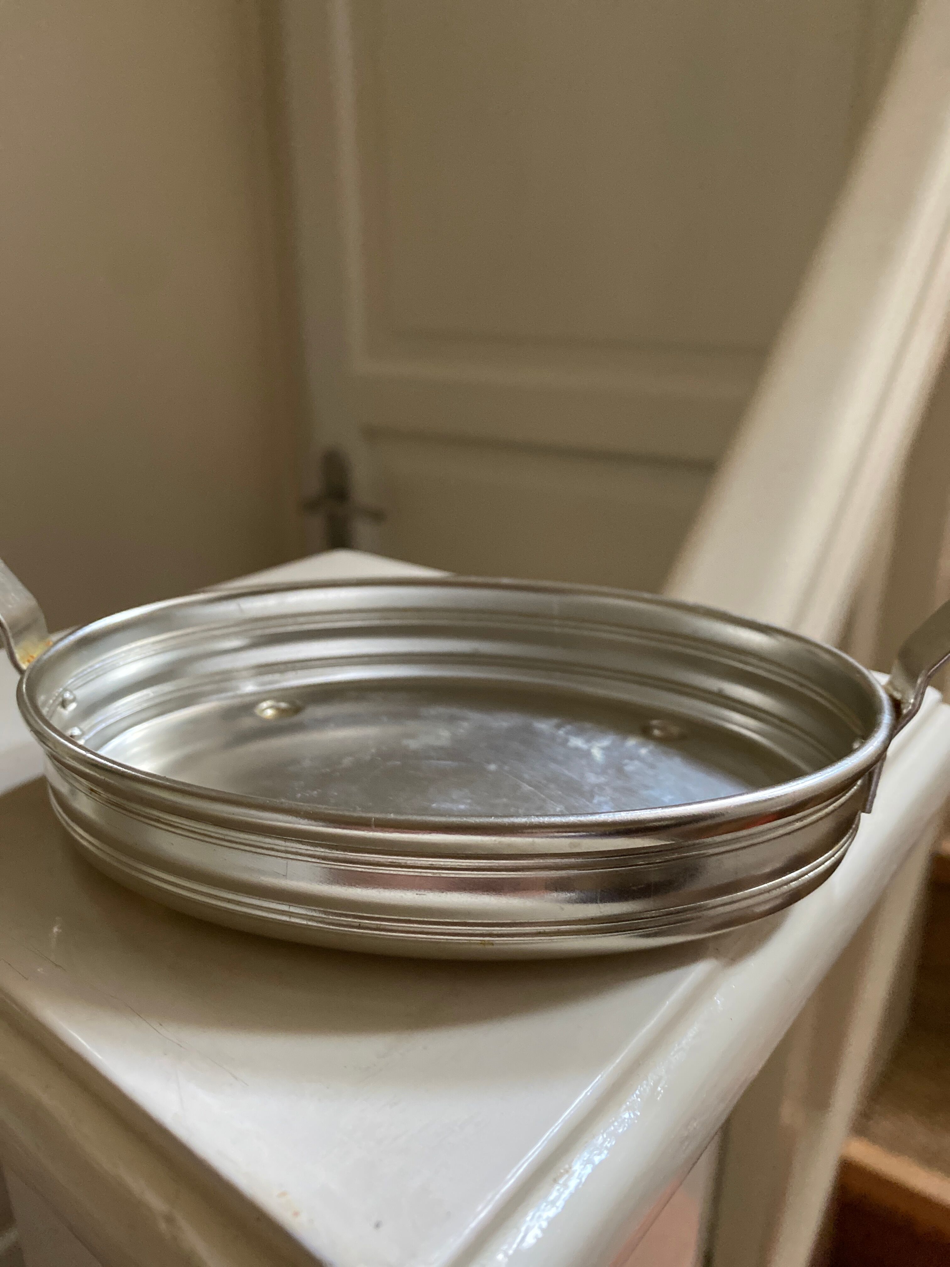 Service oil vinegar salt pepper with tray