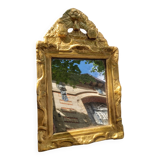 Gilded wooden mirror, 18th century.