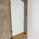 Mirror with wooden shelf, 1960s, vintage