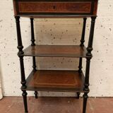 Napoleon III harness with three 20th century trays / Console