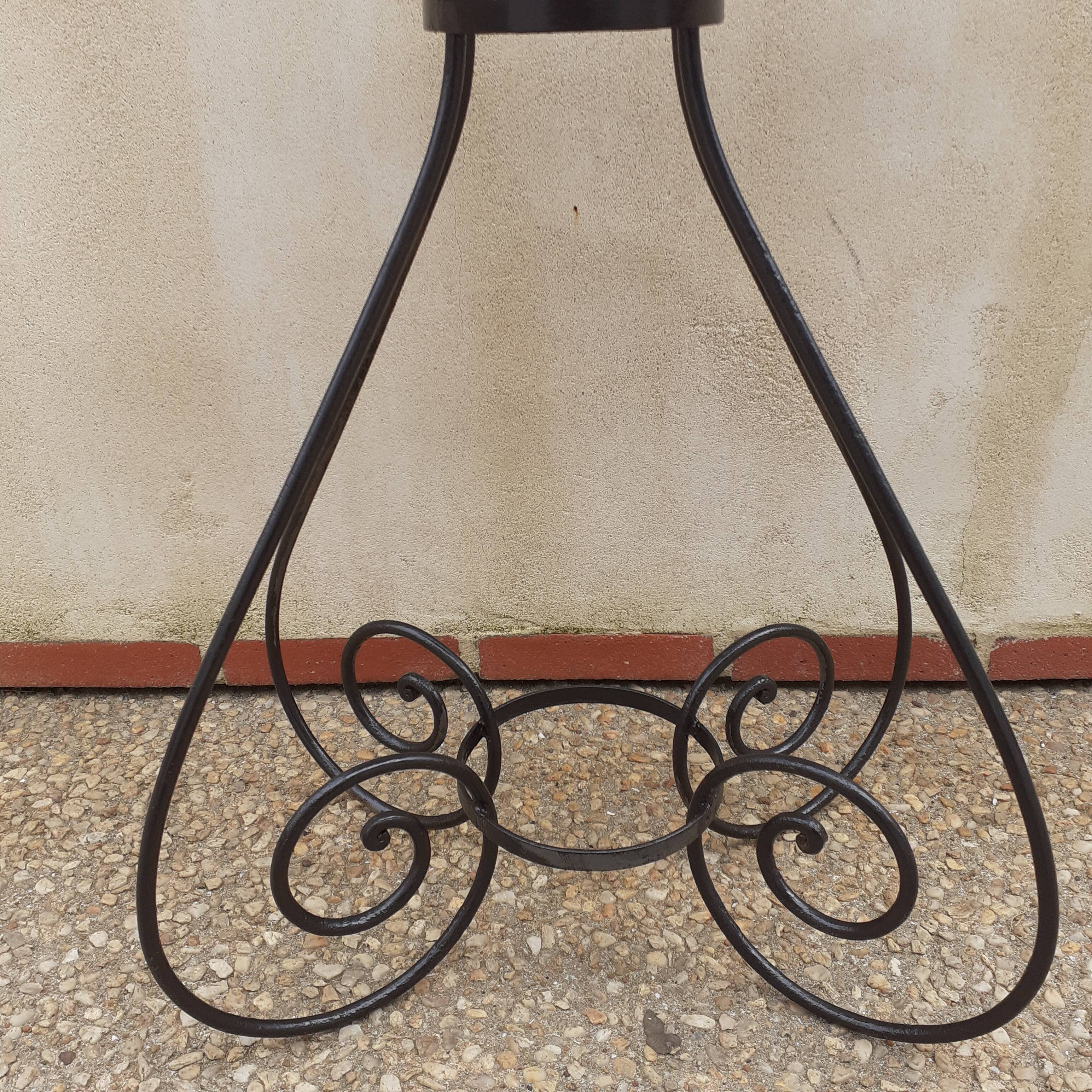Wrought iron planter