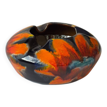 Large vintage ceramic ashtray