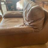 very comfortable leather armchair