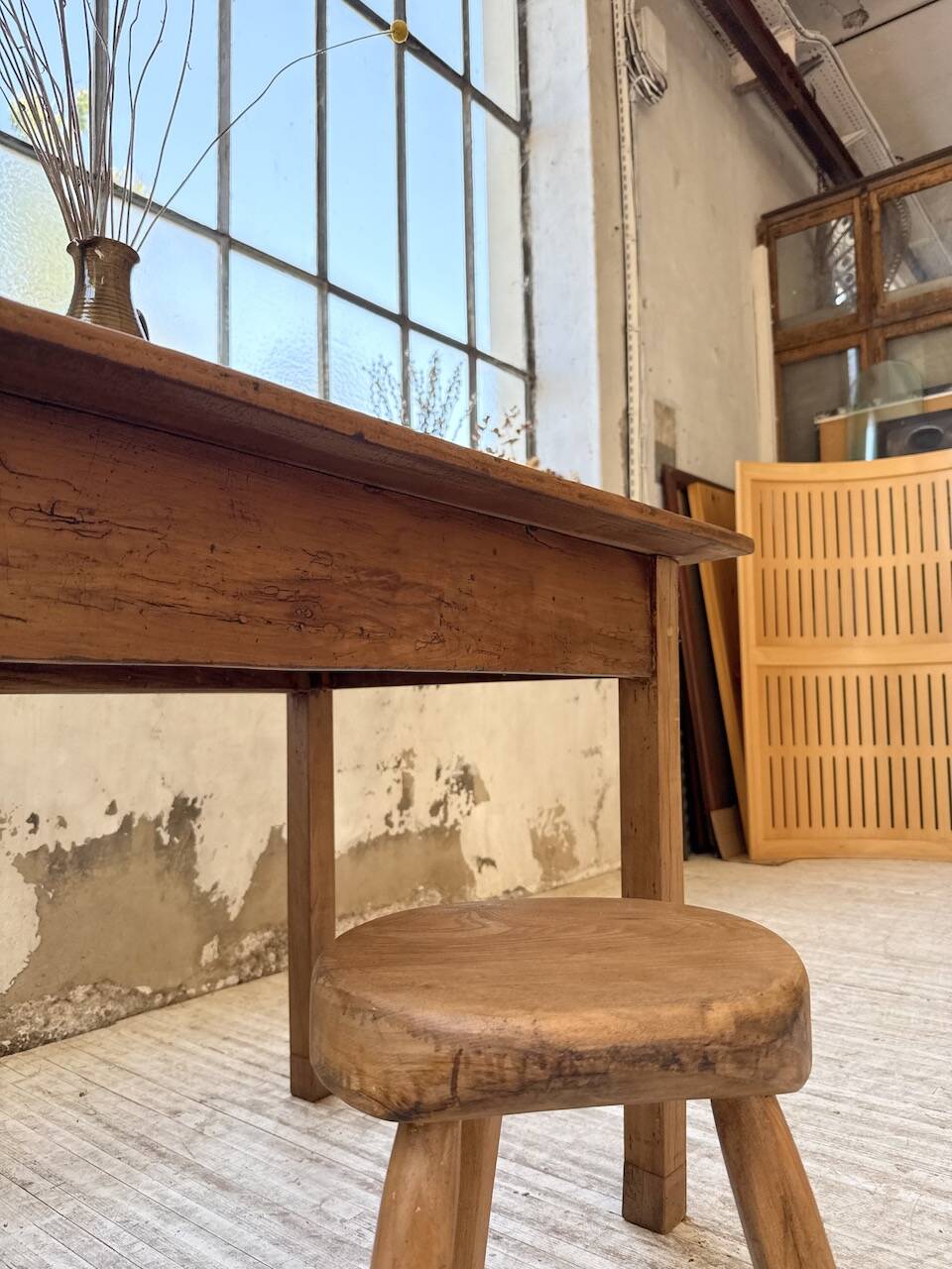 Cherry farmhouse table 1m8