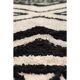 Berber rug 160 x 230 cm white and black