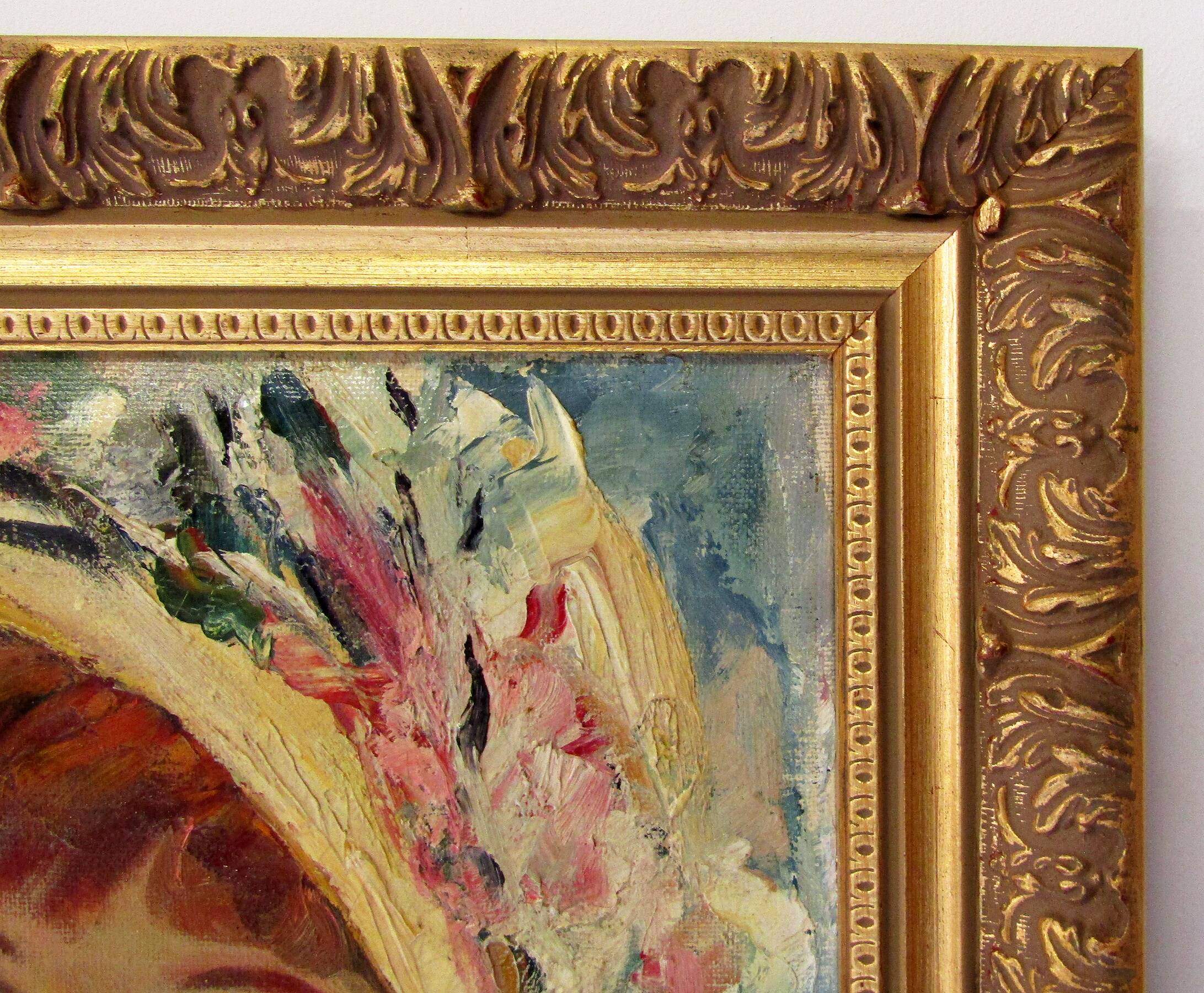 Fine Impressionist Oil On Canvas Society Lady by John Strevens (1902-1990)