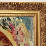 Fine Huile Sur Toile Impressionniste Society Lady par John Strevens (1902-1990)