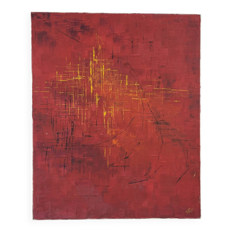 Tableau abstrait / Xavier Descamps