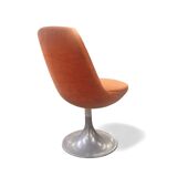 Set of six space-age swivel chairs